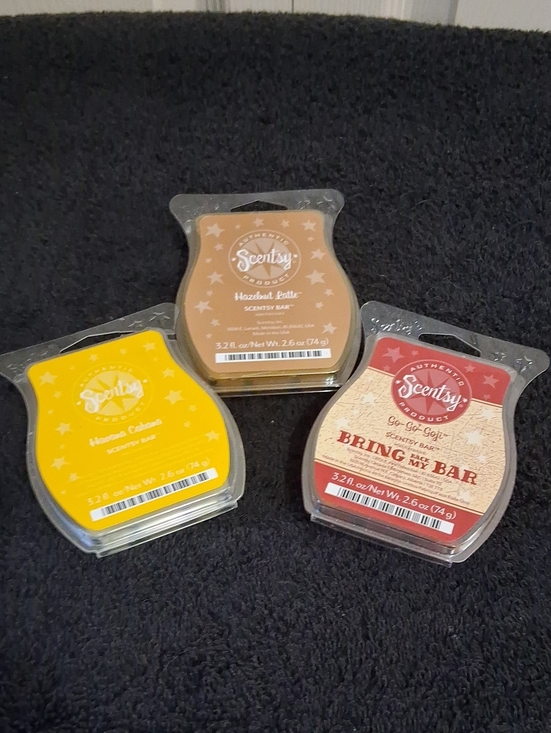 Scentsy Other - Scentsy 3-Pack Wax Bars - Hazelnut, Summer Cabana, Goji